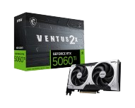 Tarjeta de Video MSI NVIDIA GeForce RTX 5060 Ti VENTUS 2X OC PLUS, 8GB 128-bit GDDR7, PCI Express x16 5.0